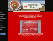 Tablet Screenshot of partyservice-heuer.de